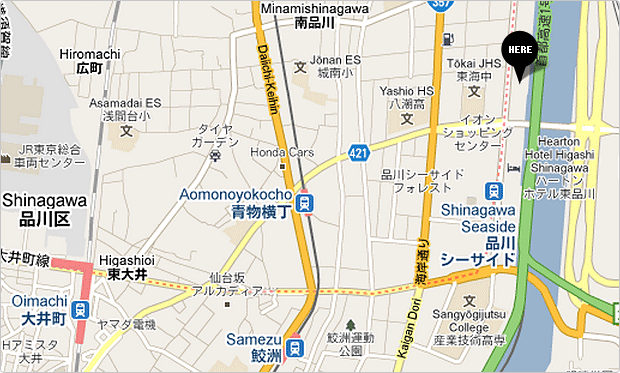 東品川文化センター　地図